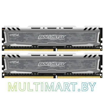 Оперативная память Crucial Ballistix Sport LT 2x8GB DDR4 PC4-21300 (BLS2C8G4D26BFSB)